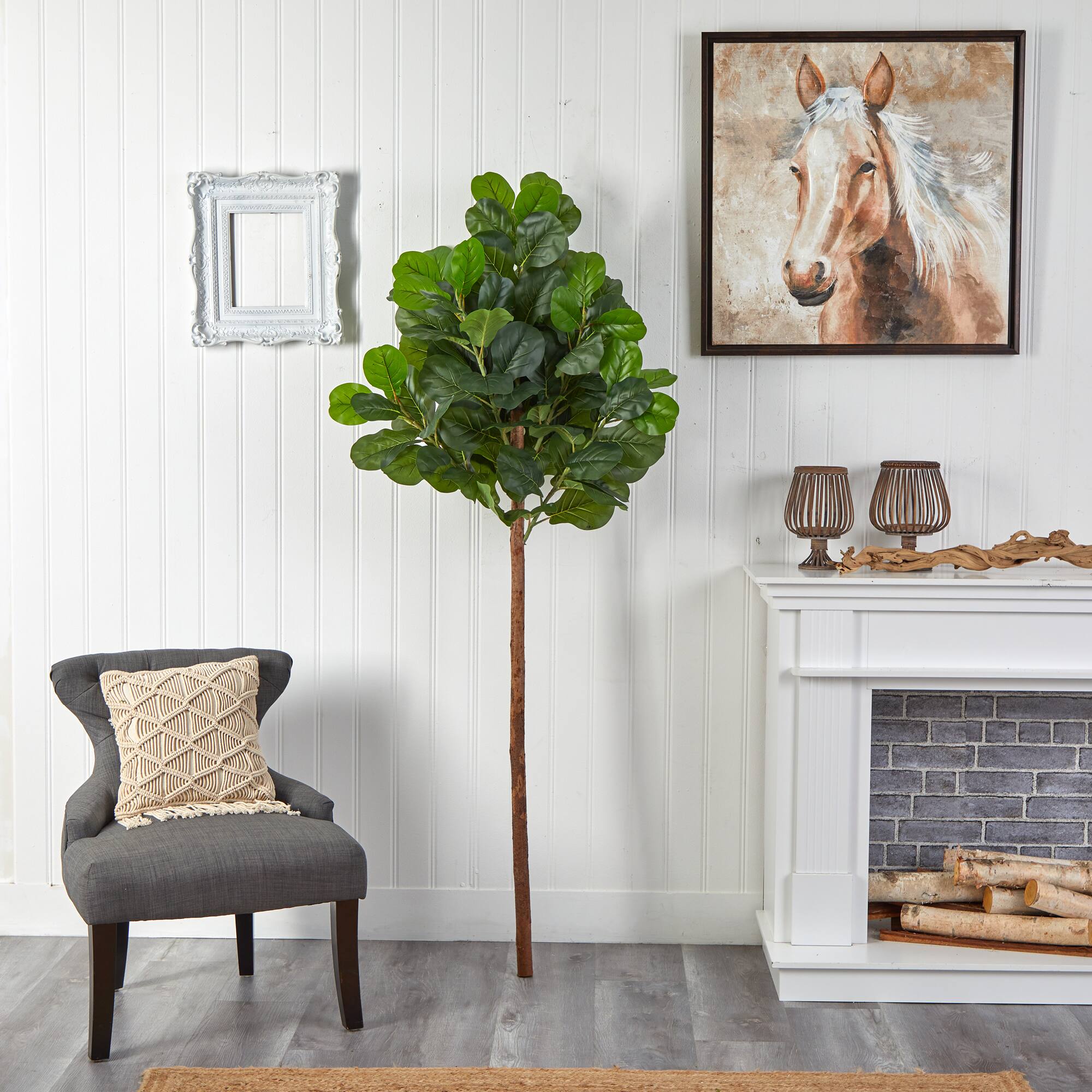 6.5ft. Artificial Fiddle Leaf Tree